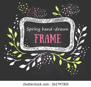 creative artistic background. Spring invitation. 