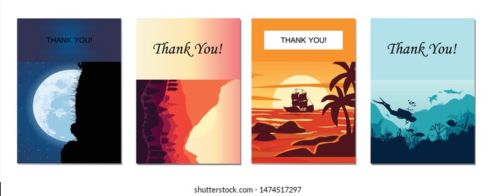 Creative  artistic cards. Graphic Design for banner, poster, invitation, cover, placard, brochure, header.