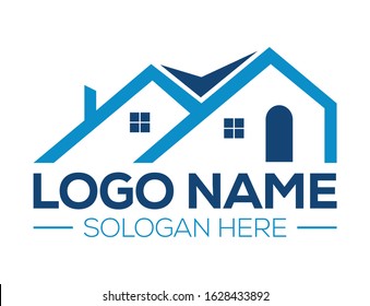 Creative artistic professional Real estate logo design template suitable for Print, Digital, Icon, Apps, print T-Shirts and Other Marketing Material Purpose