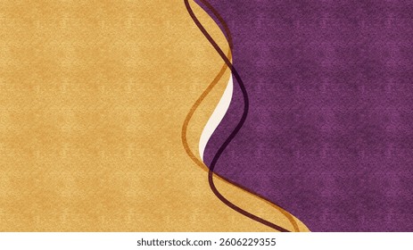 Creative and artistic wallpaper. Artistic marble with brushed shapes design. Gold wave.