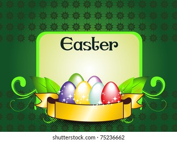 creative artwork pattern background with colorful egg,
