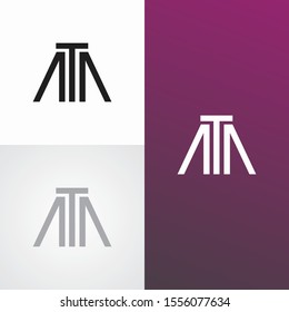 Creative ATA Logo Symbol Design Template