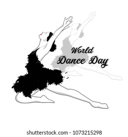 Creative and Attractive banner or poster for dance day