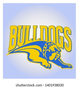 a creative and attractive bulldog vector.