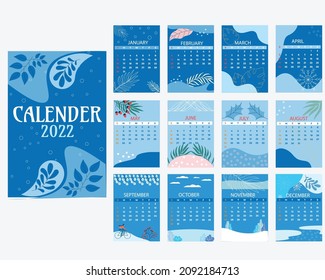 creative and attractive calendar design 2022