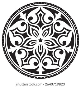 creative and attractive mandala art design with round shape motif 