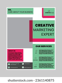 Creative Attractive trendy flyer design
