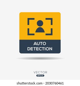 Creative (Auto detection) Icon ,Vector sign.