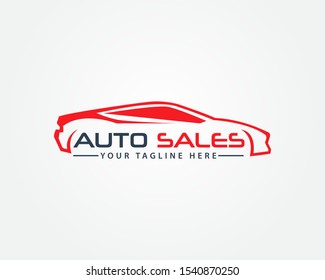 Creative Auto style car logo design, Vector Template with concept sports vehicle.