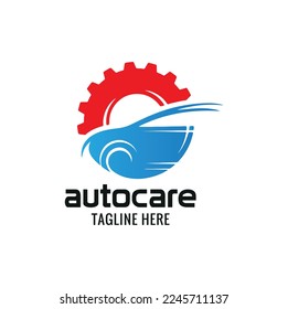 Creative autocare logo design vector with outline silhouette of sport car.
Illustration vector graphic of auto detailing services, Auto repair logo -Vector illustration.