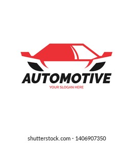 Creative Automotive Logo Design for Automotive industry. Automotive logo vector. Transportation sign illustration with Wave Shape 