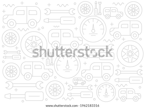 Creative automotive pattern design. Easy\
to edit with vector file. Can use for your creative content.\
Especially about automotive and\
transportation.