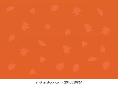 Fondo creativo de otoño con hojas simples. Caída de hojas. Ilustración del vector