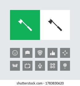 Kreatives Ax-Symbol mit Bonus-Symbolen.