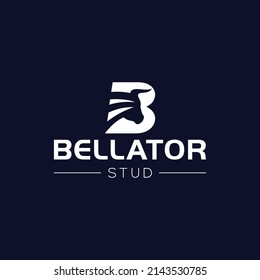 creative B letter Bull icon vector logo design file eps 10