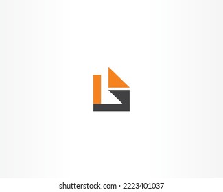 Icono de diseño de logotipo de concepto de carta B creativa