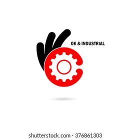 Abstraktes Logo-Design für kreative B-Buchstaben, abstraktes Symbol für Logo-Design, Vektorvorlage.Letter B-Fingerzeichen, Vektorzeichen.Hand-OK-Symbol.Symbol für kreative Firmenkunden- und Industriekreativlogotypen.Vektorgrafik