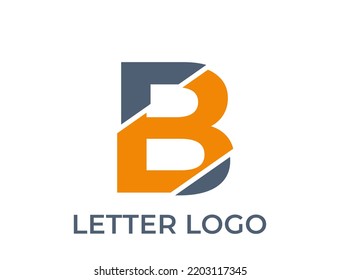 creative b letter logo. company logo design. vector image in simple style