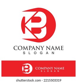 Creative B letter logo design vector illustration 