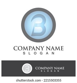 Creative B letter logo design vector illustration 