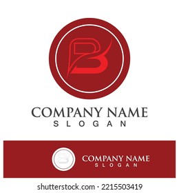 Ilustración vectorial del logotipo de la letra B creativa 