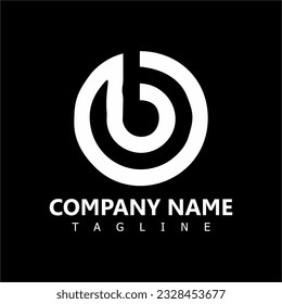creative B letter logo. Design for simple business. illustration and vector