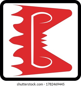 Creative B logo Design illustration / vector. eps10