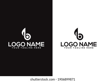 Creative b music logo design for a company