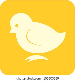 Creative Baby Chicken Icon