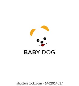 creative baby dog logo templates