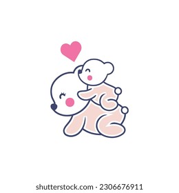 Creative Baby logos. baby shop vector icon logo illustration design