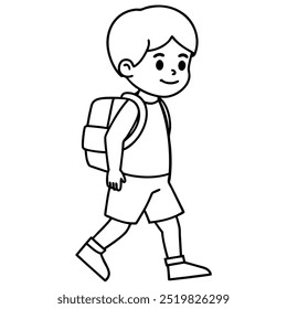 Creative Back to School Vector Illustration.