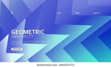 creative background abstract gradient geometric landing page design. Vector illustration. banner brochure business template  