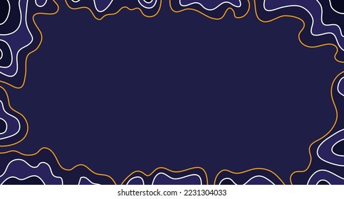 Creative background with abstract shapes from doodle lines for banner or cover, preview or social media, for text and your personal design. Vector background illustration