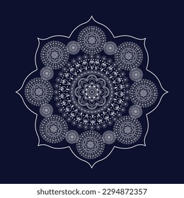 Creative and Background art mandala design