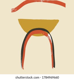 Creative background with bright colorful shapes and splashes. Web modern template. Trendy texture design. 