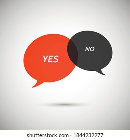 Creative background of colorful speech bubbles eps