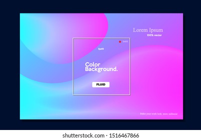 Creative background colorful. Trendy gradient shape composition eps10 -Vector