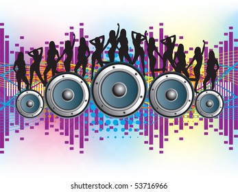 creative background to the concept of music event