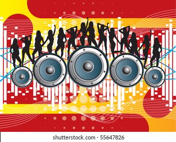 creative background to the concept of music event