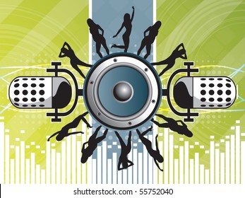 creative background to the concept of music event