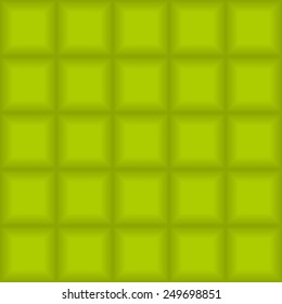 Creative background, consisting of green squares with shadow