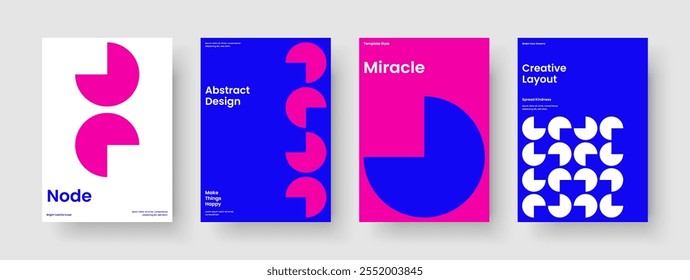 Kreatives Hintergrunddesign. Layout der geometrischen Broschüre. Abstrakte Flyer-Vorlage. Poster. Banner. Buchumschlag. Geschäftspräsentation. Bericht. Portfolio. Handzettel Werbung. Broschüre. Zeitschrift