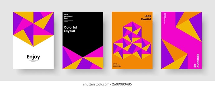 Creative Background Design. Geometric Brochure Layout. Modern Business Presentation Template. Book Cover. Poster. Banner. Report. Flyer. Catalog. Notebook. Advertising. Brand Identity. Handbill