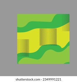 Creative Background Design green 
yellow , blue , pink