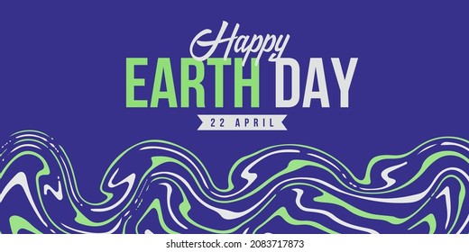 creative background happy earth day vector design template. creative poster happy earth day vector background illustration. 