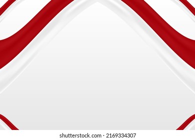 Creative background happy Indonesia independence day greeting card template design