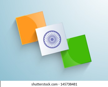 Fondo creativo para el Día de la Independencia o Día de la República. 