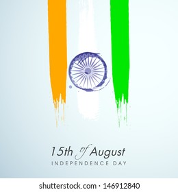 Creative background for Indian Independence Day.