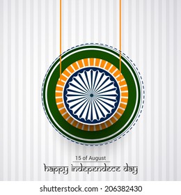 Creative background for Indian Independence day.